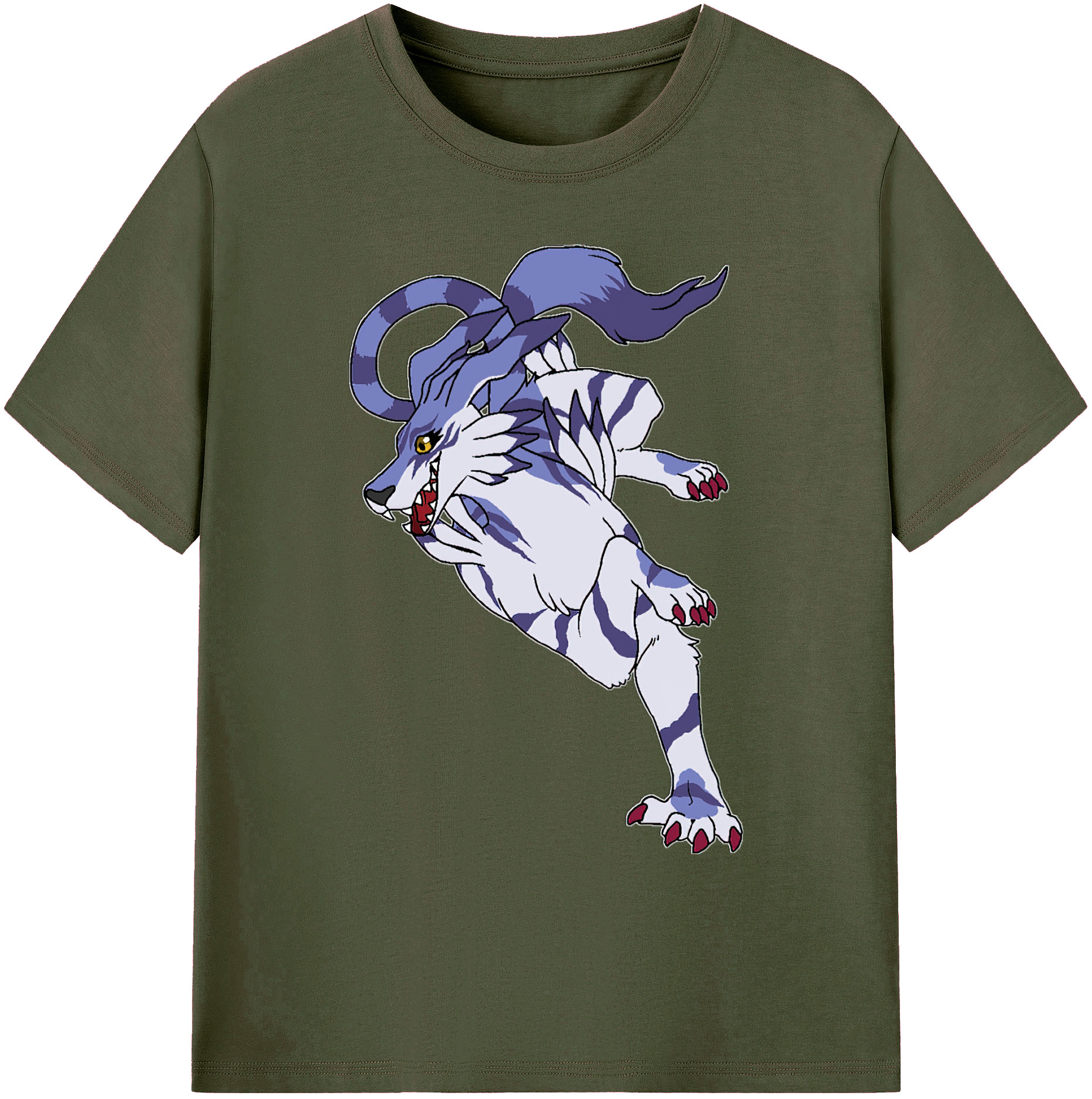 （画像用） Digimon デジタルモンスター/デジモン 綿100％ メンズ半袖Tシャツ｜肌触りやわらか＆通気性